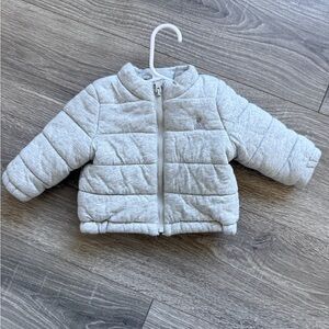 Baby Gap Gray Quilted Baby Jacket